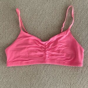 Tommy Hilfiger Pink Ruched Stretch Bralette